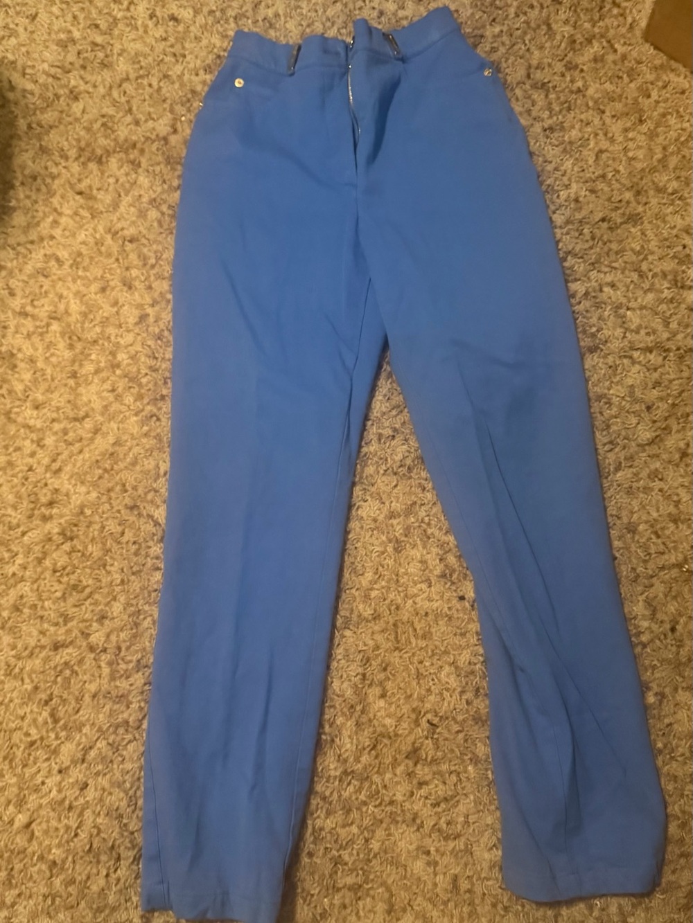 St. John Blue Women's Straight-Leg Chinos